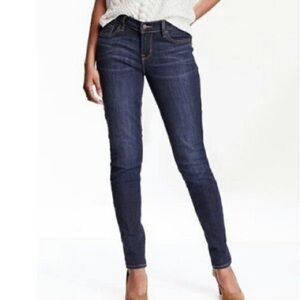 Old Navy skinny curvy profile jeans blue size 4R mid rise 30L NWT denim stretch.